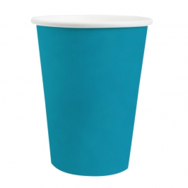 Vasos de Papel Azul Agua 10 ud