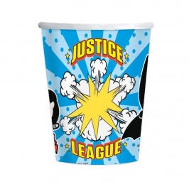 Vasos de Papel La Liga de la Justicia 8 ud