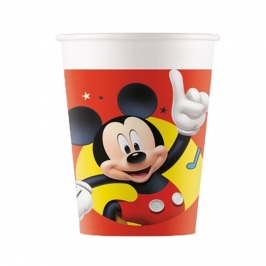 Vasos de Papel Mickey Mouse 200 ml 8 ud