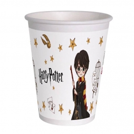 Vasos Harry Potter de Cartón Compostable 8 ud