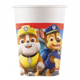 Juego de 8 Vasos de Papel Patrulla Canina