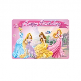 Vela Feliz Cumpleaños Princesas Disney