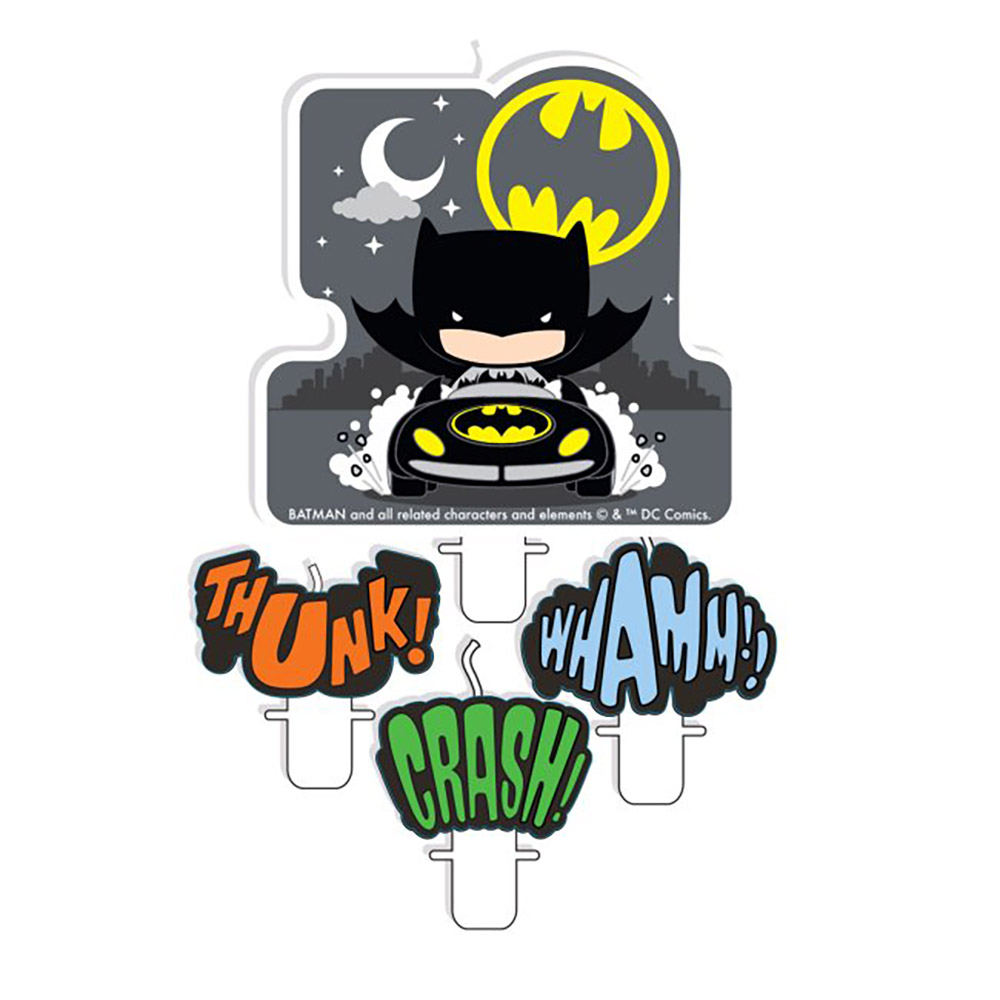 ▷ Comprar Velas de Cumpleaños Batman 4ud - My Karamelli ✓