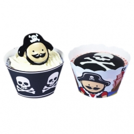 Cupcakes wraps Piratas