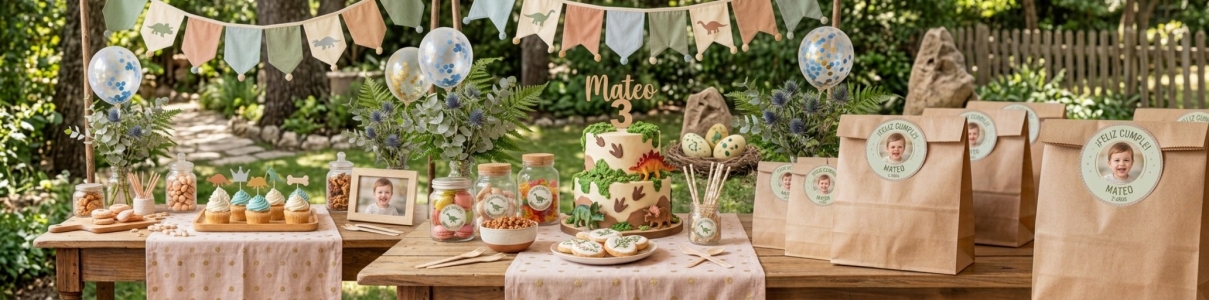 Pegatinas Personalizadas Cumpleaños 3 años