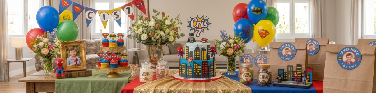 Pegatinas Personalizadas Cumpleaños 7 años