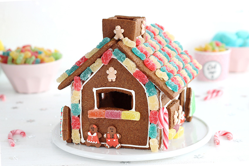 casa de galletas navidad