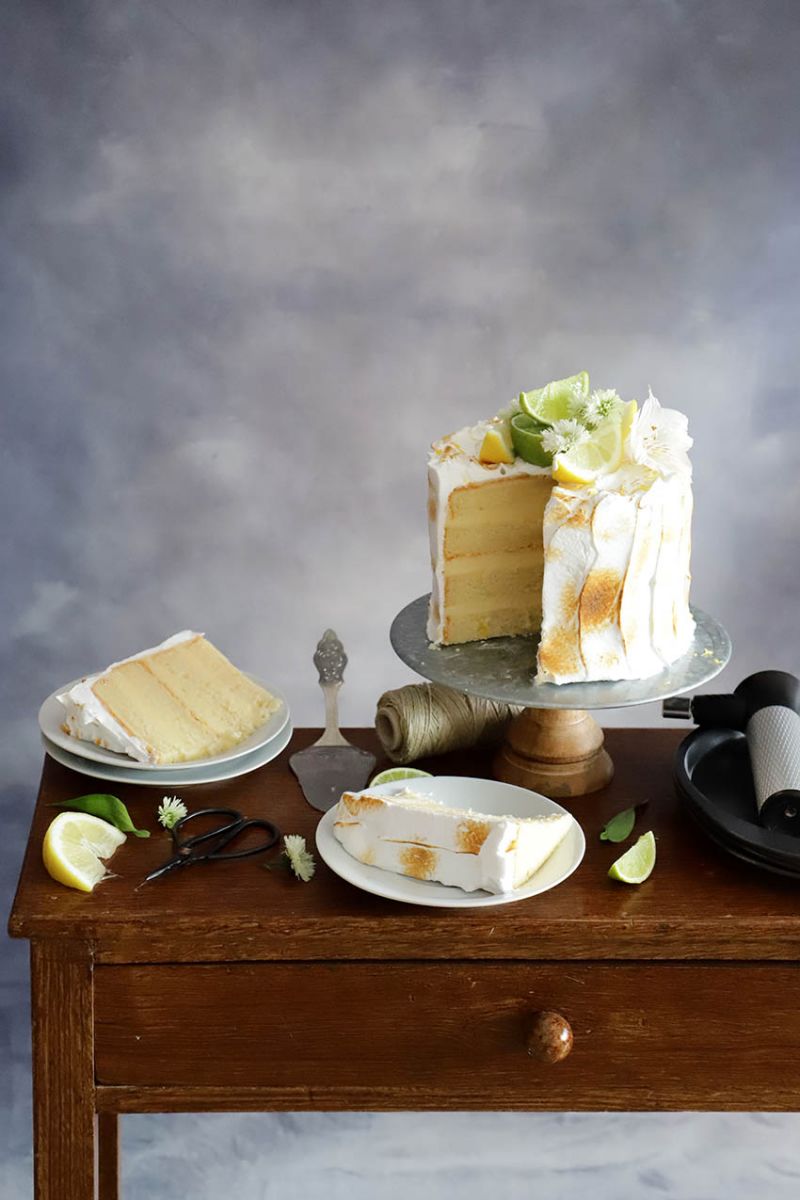 Layer Cake de Limón y Merengue