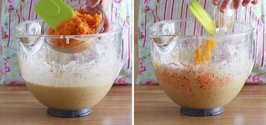 Cómo hacer una carrot cake o bizcocho de zanahoria