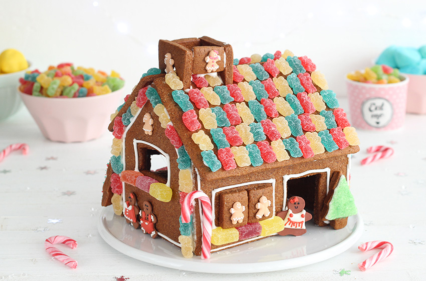 Casa de galletas navidad