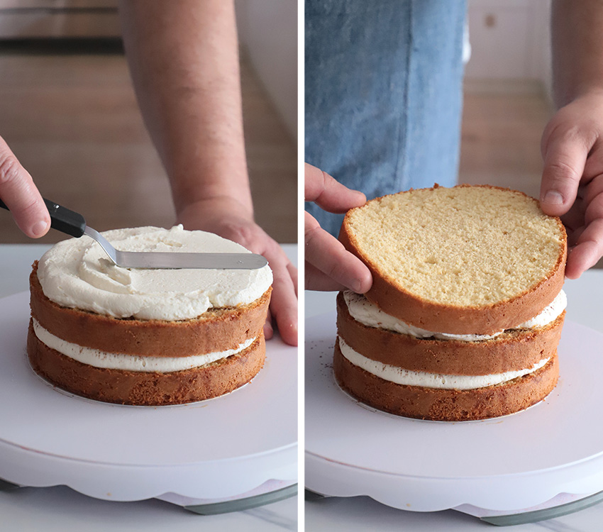 Layer cake de tiramisú