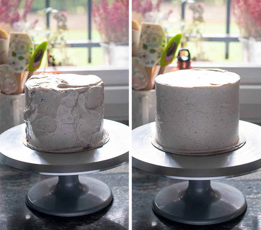 Tarta de navidad con crema especiada