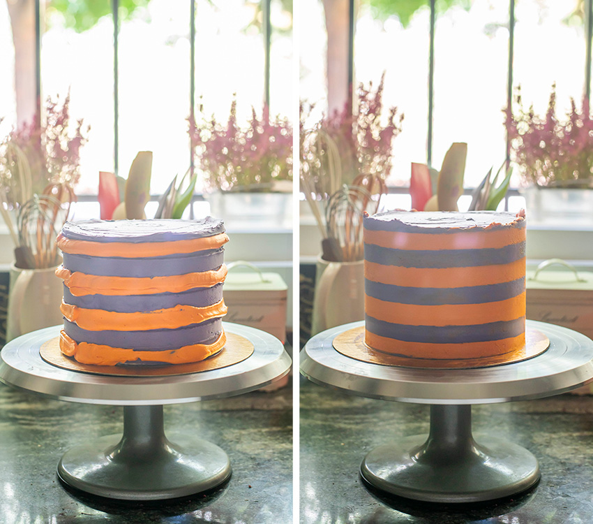 Tarta halloween doble chocolate