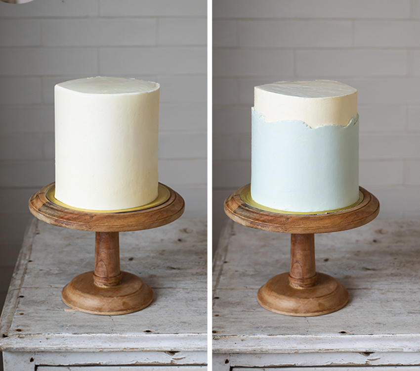 Tarta primavera de limón y arándanos