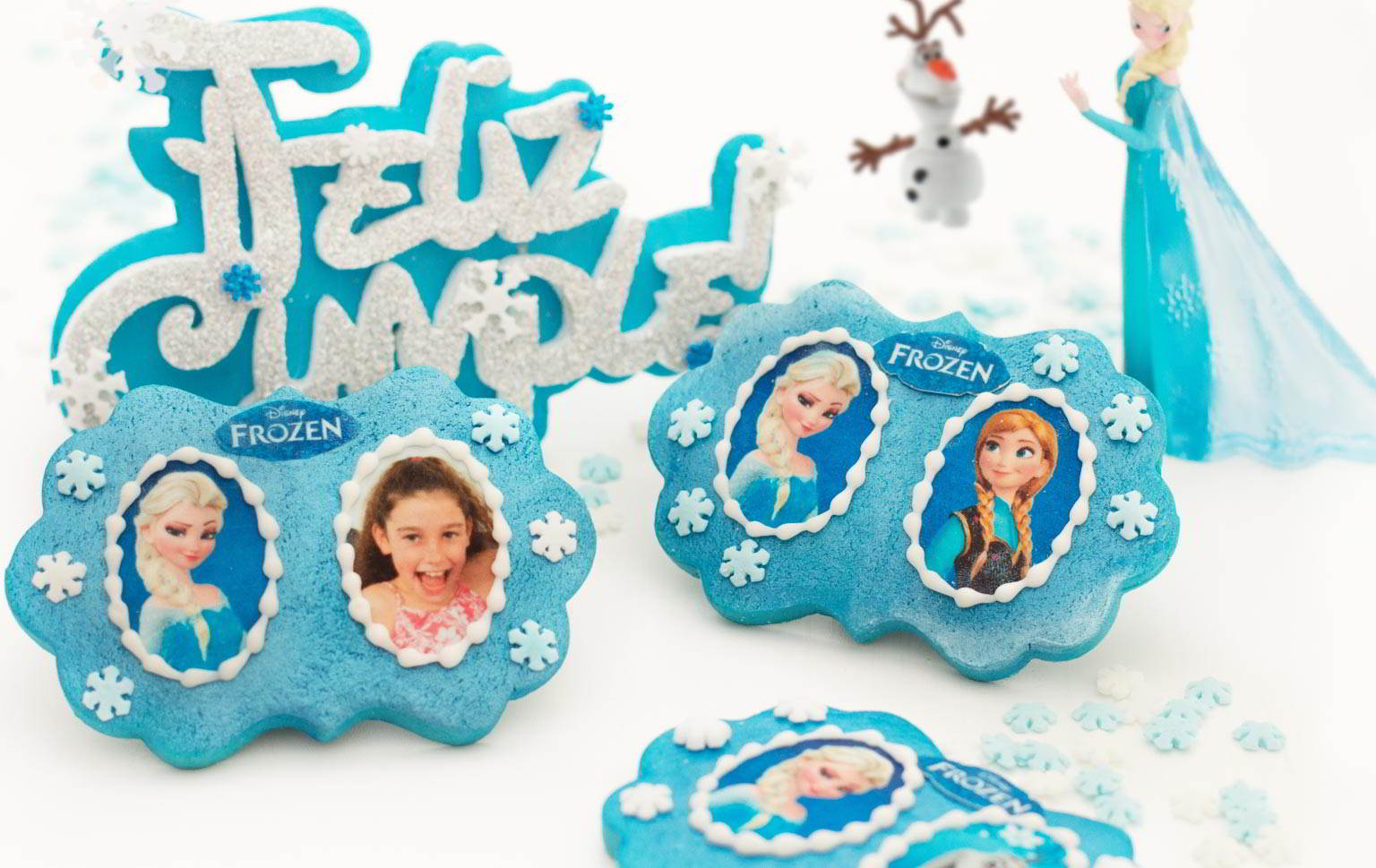 Papel de azúcar Frozen personalizado, para decorar galletas de manera muy  fácil y al mejor precio