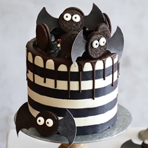 Striped Cake o Tarta de Rayas Halloween