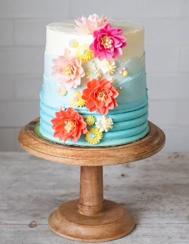 Tarta Primavera de Limón y Arándanos