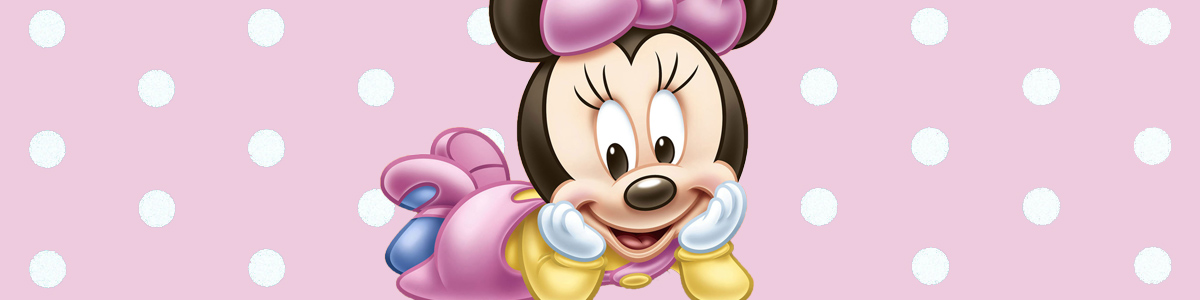 Pack decoración cumpleaños 1 año niña bebé Minnie Disney