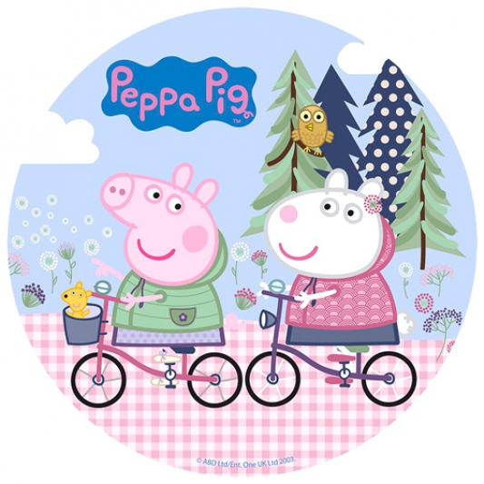Oblea Peppa Pig y Susy 20cm - Comprar Online My Karamelli