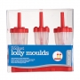 Set 3 moldes para helado Cohete