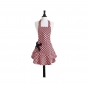 Delantal Pink & black Polka dot