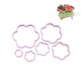 Set 6 cortadores flores Wilton