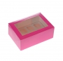 Caja para 6 cupcakes Hot Pink