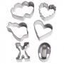 Set de 6 mini cortadores Valentine de Wilton