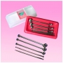 Set de 5 bolillos metálicos 