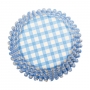 Cápsulas Cupcakes Gingham Azul