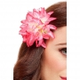 Clip para el Pelo Flor Hawaiana Rosa