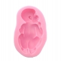 Molde de Silicona bebe Durmiendo 9 cm