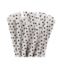 Pajitas para cake pops y bebidas polkadots black