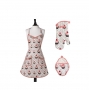 Set delantal + Guantes Cherry Cupcakes