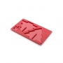 Molde 3D Xmas Tree grande Rojo