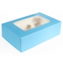 Caja para 6 cupcakes Baby Blue