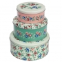 Juego 3 latas para dulces Rambling Rose