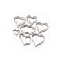Set de 7 corazones de metal Wilton