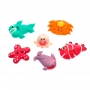 Set de 6 figuras de azúcar Animales Marinos