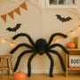 Araña Negra Gigante Halloween – 125 cm