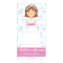 Juego de 9 Impresiones en Papel de Azúcar Comunión Niña Modelo C Rectangular 
