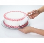Base giratoria de Cristal para decorar y presentar tartas