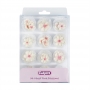 Juego 36 decoraciones Mixed Blossoms Pink
