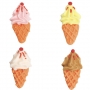 Set de 12 decoraciones de azúcar Helados