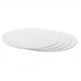Base Rígida Redonda Blanca 20 cm x 3 mm - 5 ud