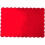 Bases Rectangulares Rojas 33x48cm