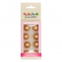 Decoraciones Bolas de Chocolate Oro 8 ud