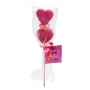 Brocheta Nube 3 Corazones 25 gr