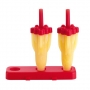 Set 3 moldes para helado Cohete