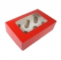 Caja para 6 cupcakes Red Velvet